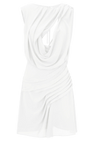 Oria Chiffon Mini Dress White