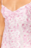 Alanna Pink Lace Maxi Dress