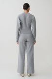 Ciaralee Cinched Waist Jumper Grey Marle
