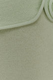 Samira Knit Wired Maxi Skirt Pastel Green