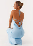 Talk About Us Maxi Dress Blue