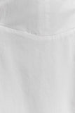 Salma Drop Waist Cotton Maxi Dress White