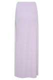 Bridget Slinky Maxi Skirt With Hardware Dusty Lilac