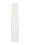 Kassidy Peached Jersey Maxi Dress Ivory