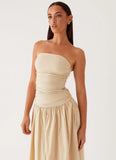 Carmel Maxi Dress Ivory