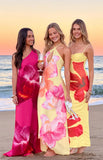 Paisleigh Pink Orchid One Shoulder Maxi Dress