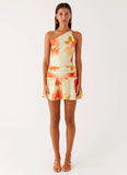 Meah Backless Mini Dress Mimosa Blossom