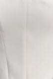 Karina Strapless Scuba Corset White