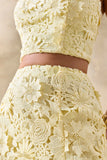 Esmara Lemon Lace Maxi Skirt
