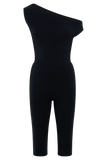 Anh One Shoulder Modal Jumpsuit Black