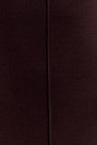 Cleona Merino Wool Ribbed Long Sleeve Maxi Dress Deep Chocolate