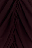 Alex Chiffon Maxi Dress Cacao Brown