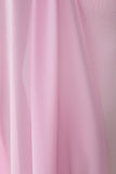 Farid Bandage Midi Dress With Chiffon Baby Pink