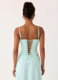 Tayana Corset Top Pistachio