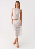 Virelle Lace Top Ivory