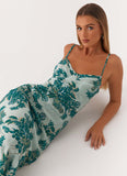 Love Song Midi Dress Cloud Nine Floral