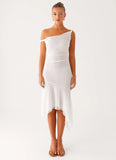 Huntah Midi Dress Ivory