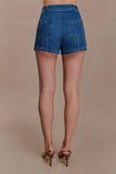 Meadow Denim Shorts Dark Blue