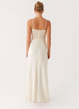 Rising Sun Maxi Dress Off White