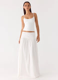 Jayne Maxi Skirt White