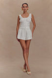 Issy Cotton Shorts White
