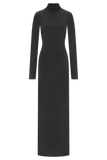 Kiyah Slinky Cut Out Maxi Dress Black