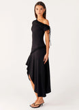 Downtown Midi Dress Black