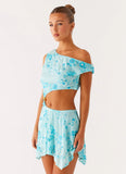 Aletta Sequin Mini Dress Blue