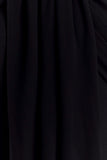 Philippa Knotted Crepe Maxi Dress Black