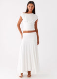 Liana Asymmetrical Top White