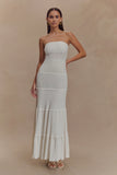 Finley Pointelle Knit Maxi Dress Ivory