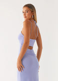 Roberta Maxi Dress Heather Blue