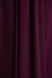 Flashy Burgundy Plunge Neck Maxi Dress With Ruched Detailing