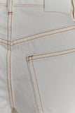 Mannon Mid Rise Denim Jeans White