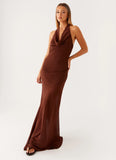 Sullivan Maxi Dress Chocolate