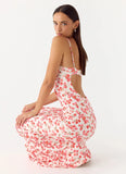 Vamonos Maxi Dress Porcelain Rose