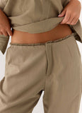 Josephina Pant Sand Brown