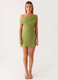 Lady Love Linen Mini Dress Cactus