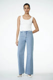 Caitlin Mid Rise Denim Jeans Classic Blue