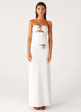 Shoreline Glow Strapless Top Off White