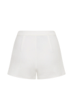 Blanca Stretch Crepe Shorts White