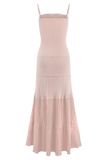 Finley Pointelle Knit Maxi Dress Baby Pink