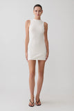 Amilee Scarf Knit Mini Dress Ivory