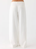 Samuel Low Rise Suiting Pants White