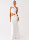 Juliander Knot Maxi Dress White