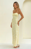 Ely Yellow Lace Maxi Formal Dress PRE ORDER