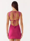 Marias Mini Dress Fuchsia