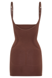 Jocelyn Backless Shapewear Mini Dress Espresso