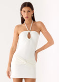 Sacred Mini Dress White