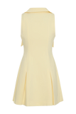 Oli Sleeveless Mini Dress Lemon